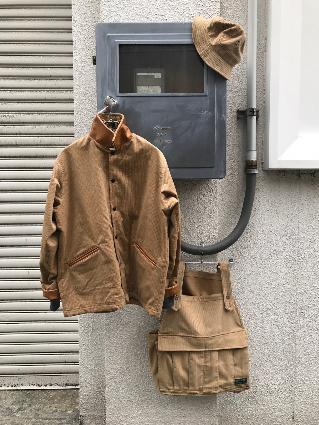 BROWN by 2-tacs CW9 CORDS コーチジャケット-