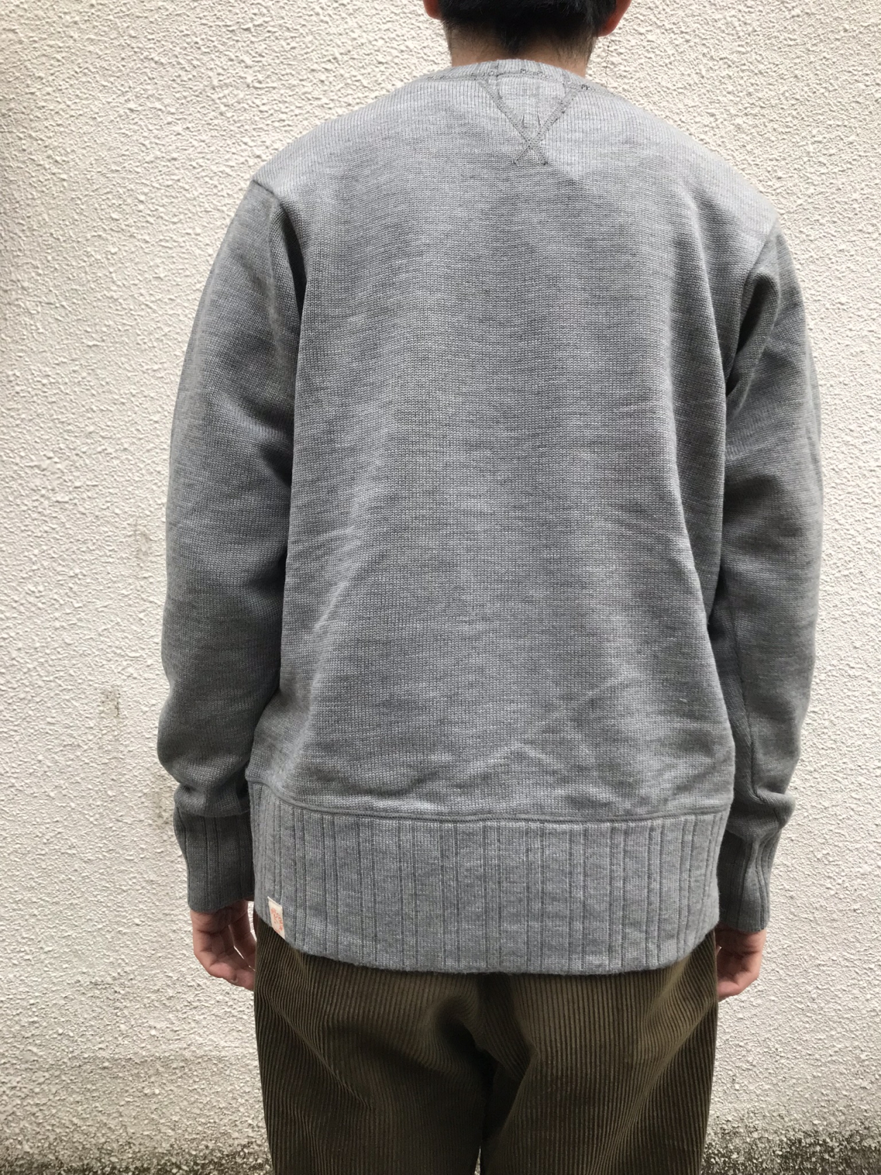 BONCOURA ボンクラ 両Vスウェット 38 GRY BONCOURA(ボンクラ) / 両V