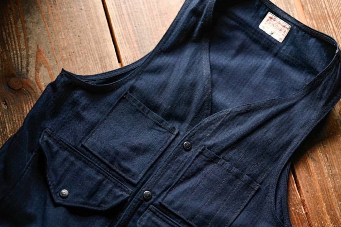 BONCOURA - INDIGO HERRINGBONE PACK VEST - | BLOG | 愛媛・松山の