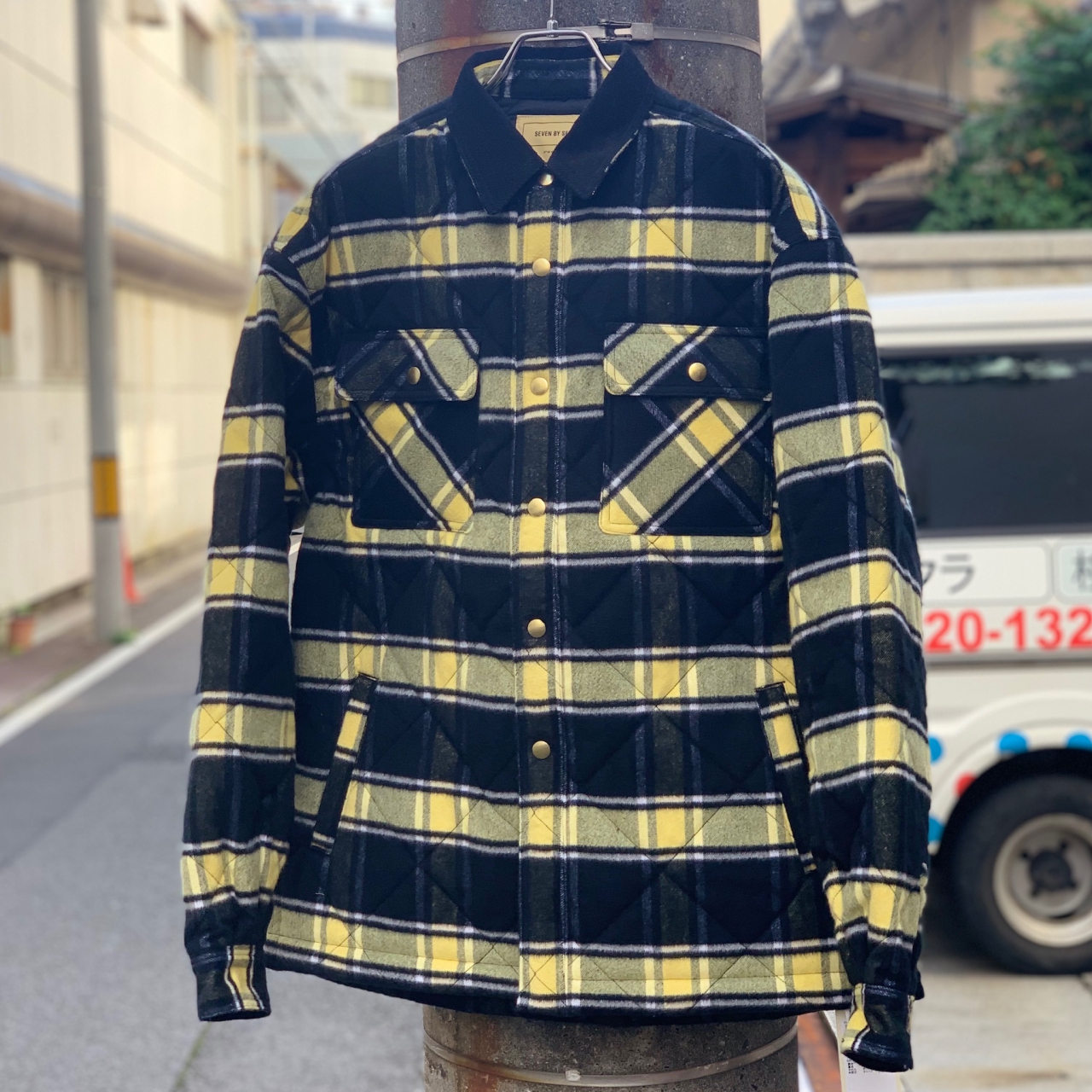 SEVEN BY SEVEN - QUILTING BLOUSON " Brushed check " - | BLOG | 愛媛・松山の